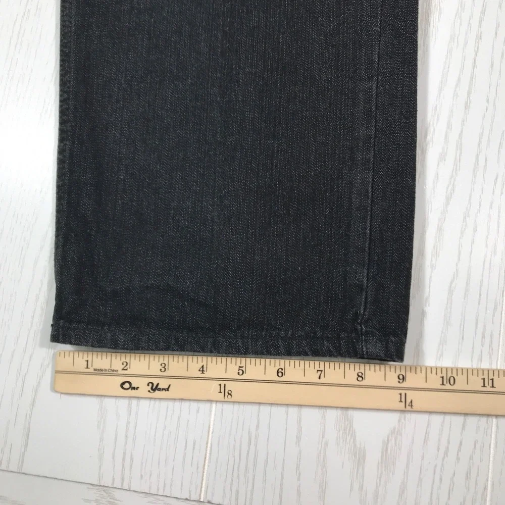 Vintage Beverly Hills Polo Club Jeans Men 38x30 Black Wide Leg Hip Hop 90s Baggy